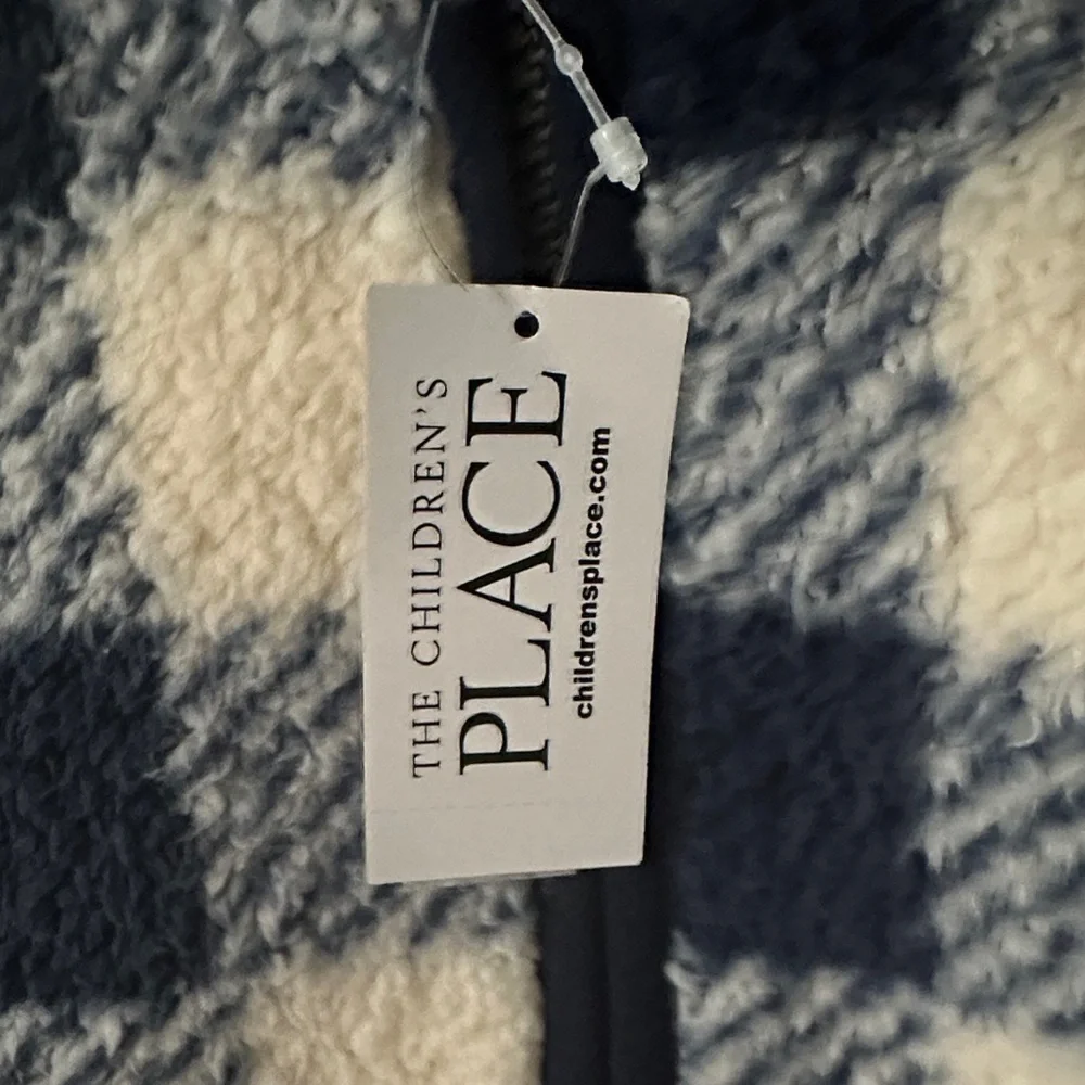 NEW The Children’s Place Plaid Fleece Jacket sz Various